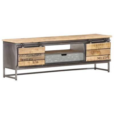 vidaXL Szafka pod TV, 120x30x40 cm, lite drewno mango