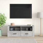Szafka pod TV, szarość betonu, 100x35x40 cm vidaXL
