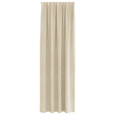 Zasłony zaciemniające 2 pcs Kremowy 140 x 260 cm Aksamit
