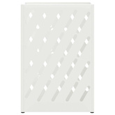 Stojak na Parasol Deszczowy Biały 28 x 12 x 41 cm Stal