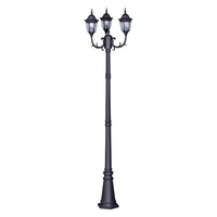 Lampa ogrodowa stojąca K-7007A2/3N CZARNY z serii VASCO