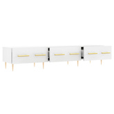 vidaXL Szafka pod TV, biała, 150x36x30 cm, materiał drewnopochodny