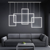 Lampa Led Wiszące Prostokąty 75W biała 4000K DL-G04