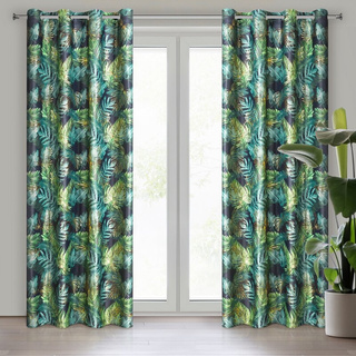 Zasłona Davos czarna 140x250