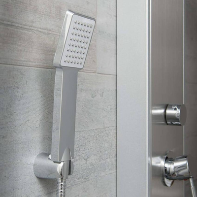 SCHÜTTE Panel prysznicowy TAHITI z baterią jednouchwytową, stal