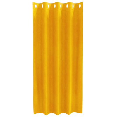 Zasłony zaciemniające 2 pcs Musztardowy Żółty 140 x 175 cm