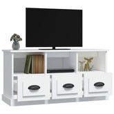 vidaXL Szafka pod TV, biała, 100x35x50 cm, materiał drewnopochodny