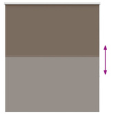 Roleta zaciemniająca Kawowa 140x150 cm Szerokość tkaniny
