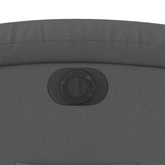 vidaXL Podnoszony fotel masujący, elektryczny, rozkładany, ciemnoszary model standard