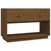 vidaXL Szafka pod TV, miodowy brąz, 90x40x60 cm, lite drewno sosnowe