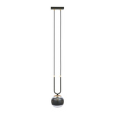 Lampa wisząca GLAM 1 BLACK/STRIPE