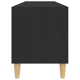 vidaXL Szafka pod TV, czarna, 100x34,5x44,5cm, materiał drewnopochodny