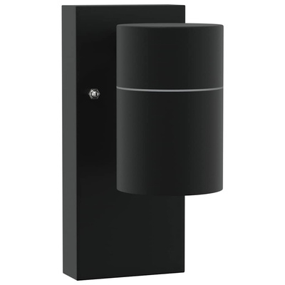 Zewnętrzna lampa ścienna 2 pcs Czarny 6,5 x 10,5 x 16 cm