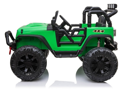 Auto Terenowe Na Akumulator Jeep JC666 Światła LED MP3 Pilot Zielony