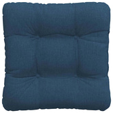 Poduszki na siedziska 4 pcs Niebieski 40 x 40 x 12 cm tkanina