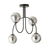 Żyrandol ARCHI 4A BL GRAFIT