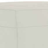 Ławka, kremowa, 100x35x41 cm, tapicerowana aksamitem