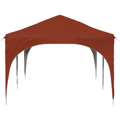 Namiot imprezowy rozkładany 575 x 288 x 245 cm terakota