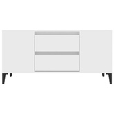 Szafka pod TV, biała, 102x44,5x50 cm, materiał drewnopochodny vidaXL