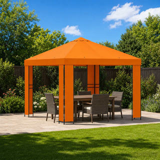 Altana 3 x 3 m pomarańczowy Poliester i Stal 190 gsm