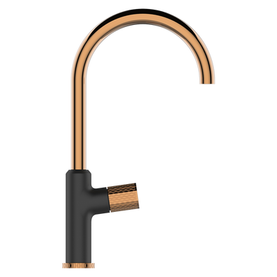 BATERIA ZLEWOZMYWAKOWA MOONLIGHT INVENA TREND CZARNA / ROSE GOLD