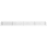 Podwyższona donica gabionowa, galwanizowana stal, 360x30x30 cm