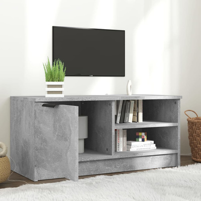 Szafka pod TV, szarość betonu, 80x35x36,5 cm