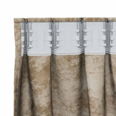 Zasłony z weluru 2 pcs szampański 140 x 140 cm Aksamit
