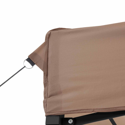 Namiot Imprezowy Brązowy 292 x 580 x 315 cm Materiał Oxford