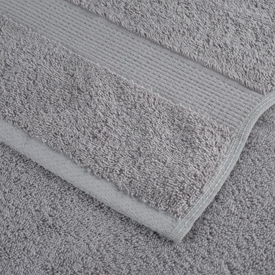 Ręczniki premium, SOLUND, 10 szt., szare, 50x100 cm, 600 g/m?