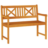 Ławka ogrodowa 110 x 56 x 90 cm Lite Drewno Akacji naturalny