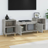 vidaXL Szafka pod TV, szarość betonu, 160x35x55 cm model standard