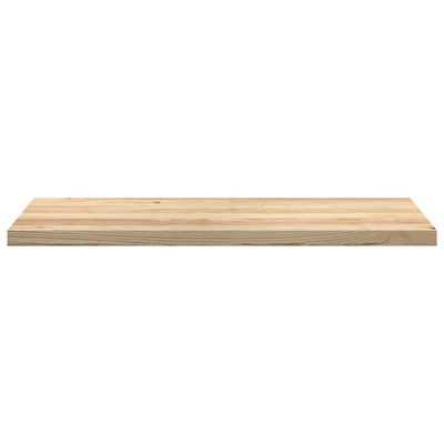 Parapety 2 szt., surowe, 110x40x2 cm, lite drewno dębowe