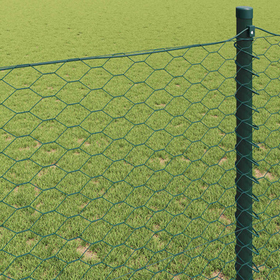 Ogrodzenie heksagonalne 0,5 x 50 m PVC zielony