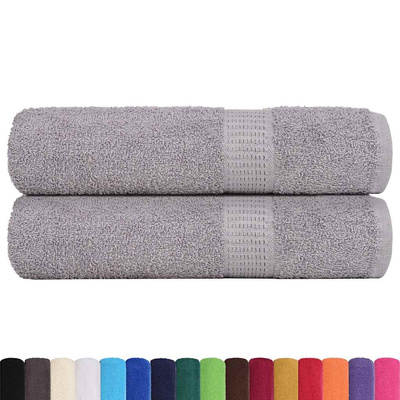 Ręczniki do rąk FROGN 2 szt. Szare 50x100 cm 360 g/m?