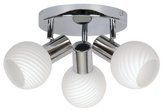 Lampa sufitowa plafon 3X40W E14 chrom TURNO 98-10940
