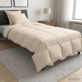 Zestaw kołder 2 szt. 135 x 220 cm 250 gsm Naturalny Kapok