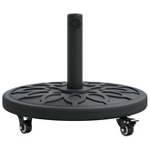 Podstawa do parasola Art Deco Czarny ? 45 x 39,5 cm Żelazo