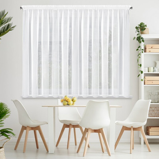 Firana Lucy biała 350x150