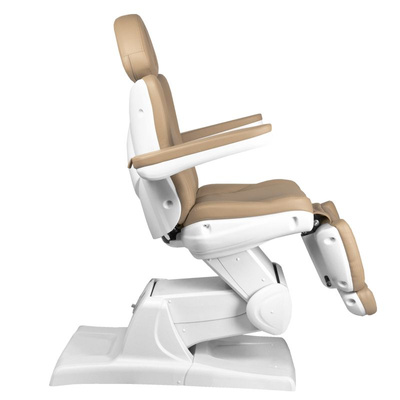 Fotel kosmetyczny elektr. Azzurro 870 3 siln. cappuccino 109079