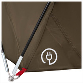 Namiot wędkarski, 4-os., oliwkowy, wodoszczelny