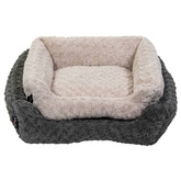 Jack and Vanilla Legowisko sofa Softy S, 60x52x18 cm, szare rozety