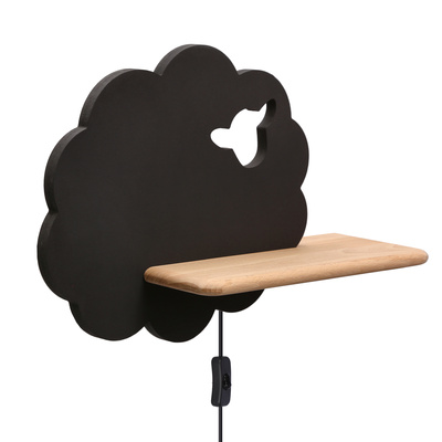 Półka podświetlana LED 5W 4000K IQ Kids Sheep czarny 21-85122