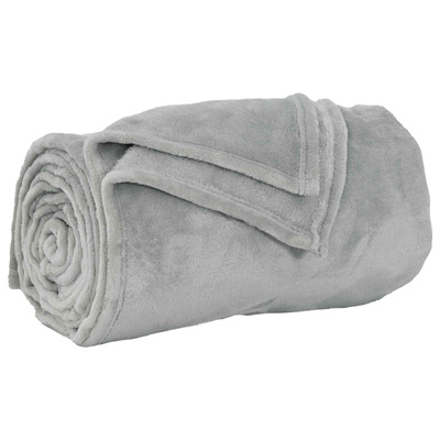 Koce narzutowe 6 pcs Szary 130 x 150 cm Polar