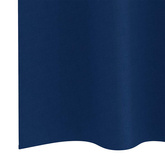 Firany blackout z kółkami 2 pcs Ciemnoniebieski 225 x 140 cm