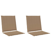 Poduszki na Siedzisko i Oparcie 2 pcs Ciemnoszary