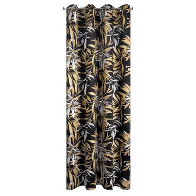 Zasłona Pier czarna 140x250