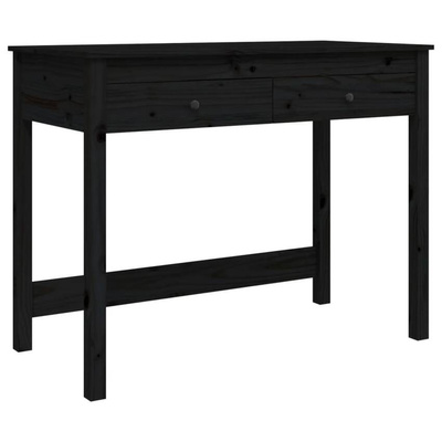 vidaXL Biurko z szufladami, 100x50x78 cm, lite drewno sosnowe