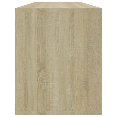 Szafka pod TV, dąb sonoma, 130x35x50 cm materiał drewnopochodny