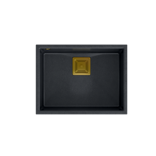 DAVID 50 GraniteQ black diamond/elementy złote